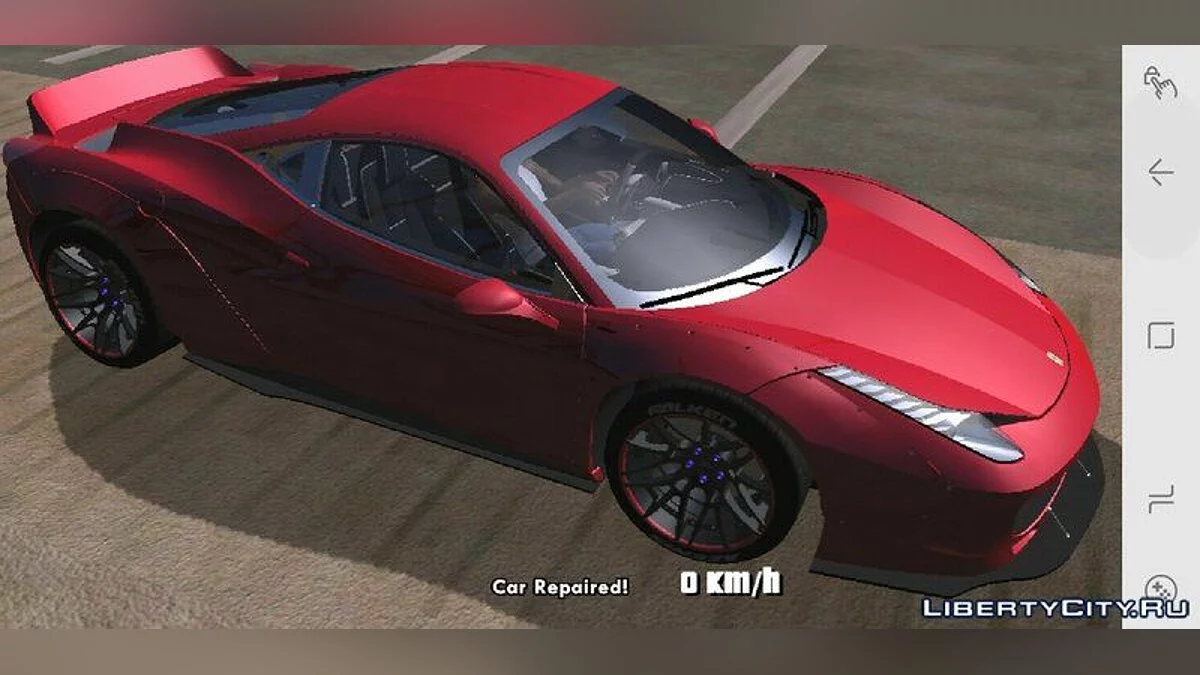 GTA SA Mobile Ferrari 458 / GTA سان أندرياس (iOS، أندرويد)