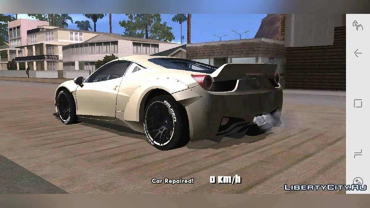 GTA SA Mobile Ferrari 458 / GTA سان أندرياس (iOS، أندرويد)