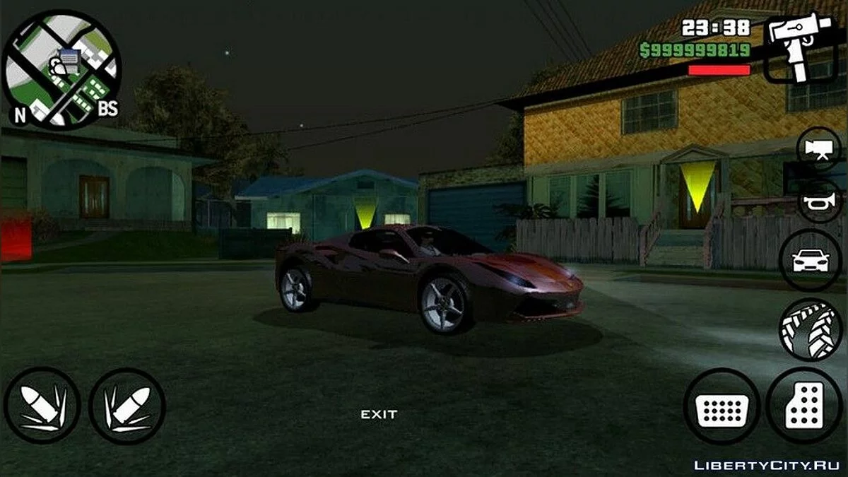 Ferrari 488 (Spyder and Coupe) / GTA San Andreas (iOS, Android)