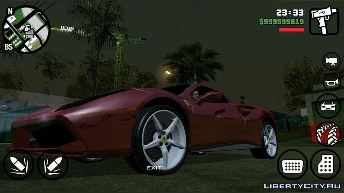 Ferrari 488 (Spyder and Coupe) / GTA San Andreas (iOS, Android)