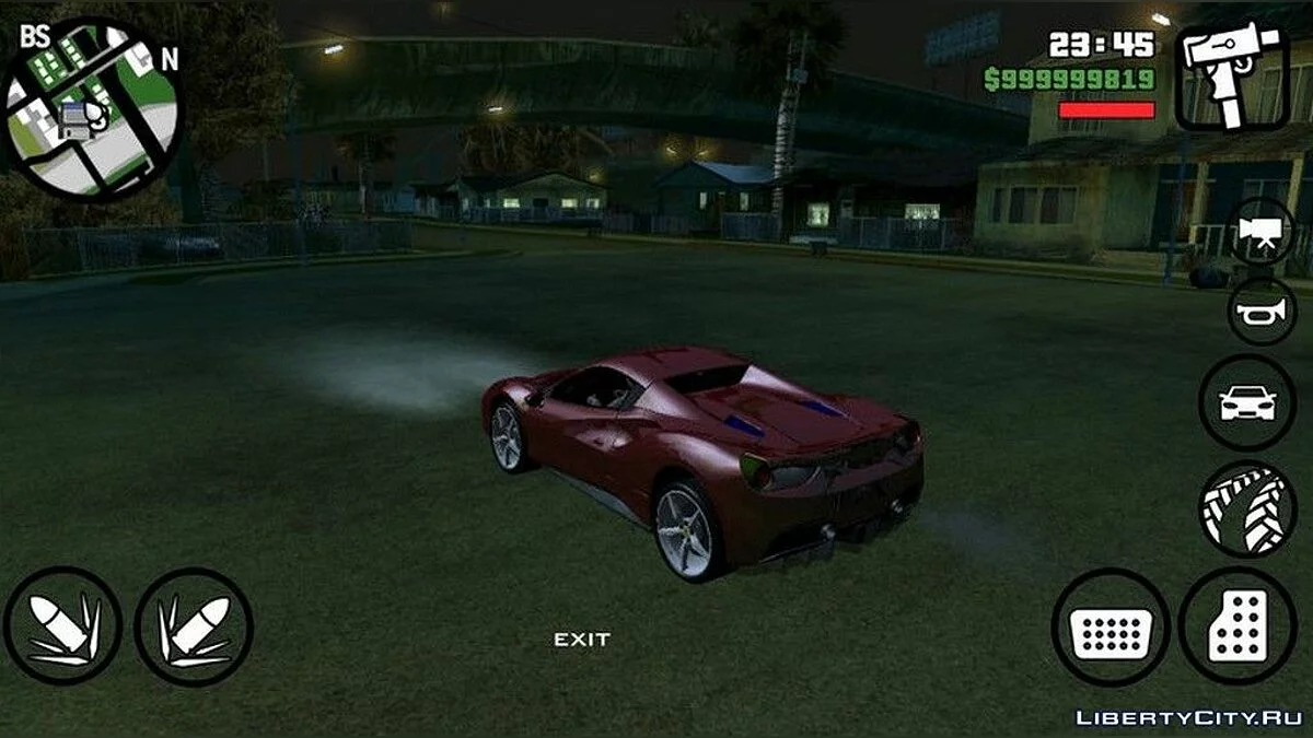 Ferrari 488 (Spyder and Coupe) / GTA San Andreas (iOS, Android)