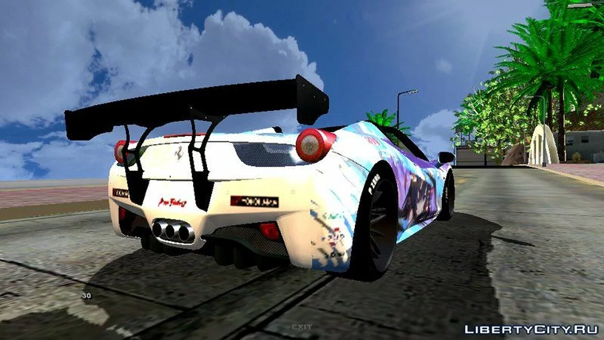 Ferrari 458 Spider / GTA San Andreas (iOS, Android)