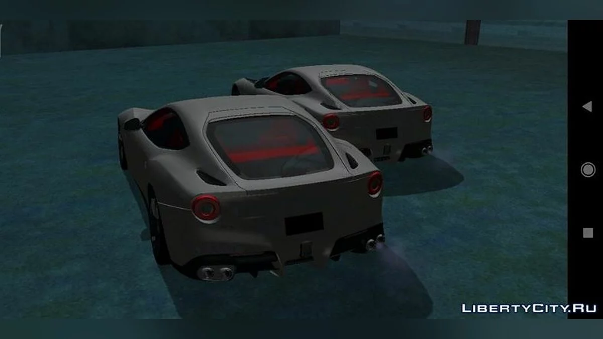 Ferrari F12 Berlinetta / GTA سان أندرياس (iOS، أندرويد)