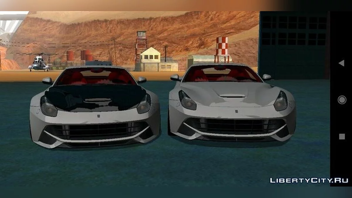 Ferrari F12 Berlinetta / GTA سان أندرياس (iOS، أندرويد)