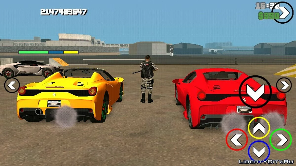 Ferrari 458 (DFF Only) / GTA San Andreas (iOS, Android)