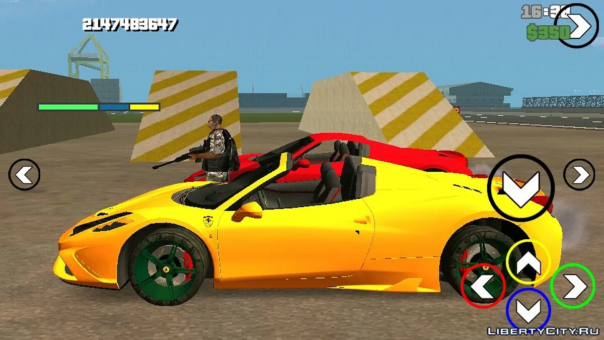 Ferrari 458 (DFF Only) / GTA San Andreas (iOS, Android)