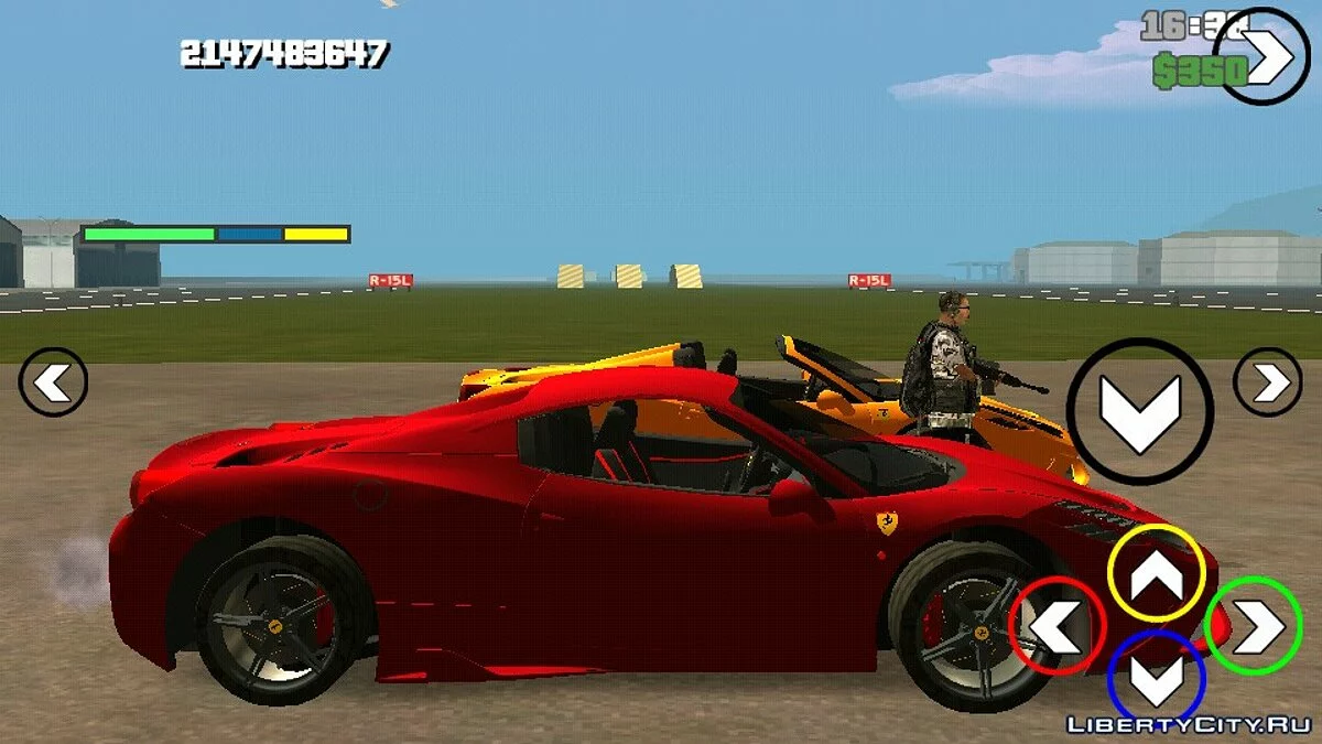 Ferrari 458 (DFF Only) / GTA San Andreas (iOS, Android)
