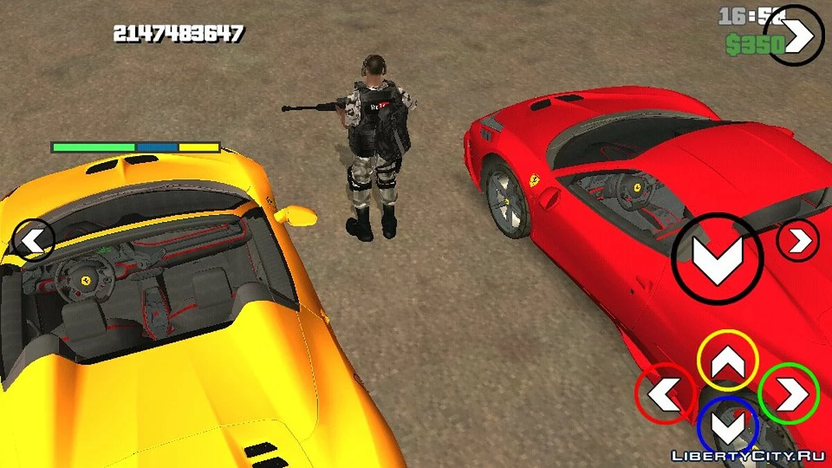 Ferrari 458 (DFF Only) / GTA San Andreas (iOS, Android)
