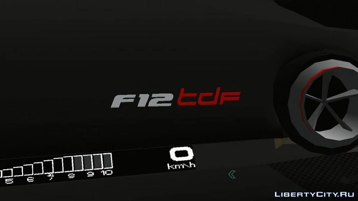 Ferrari F12 TDF / GTA San Andreas (iOS, Android)