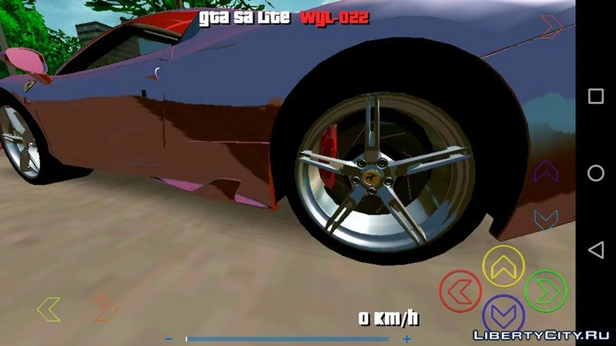 Ferrari 458 Especiale (тільки DFF) / GTA San Andreas (iOS, Android)