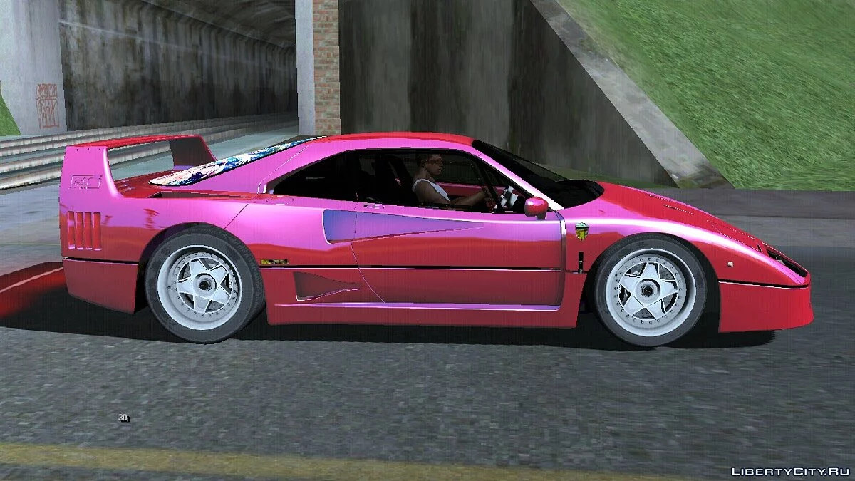 Ferrari F40 [RHA] / GTA San Andreas (iOS, Android)