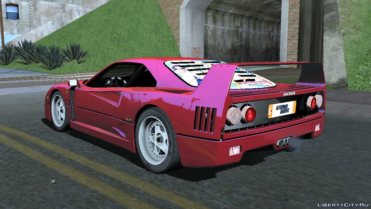 Download Ferrari F40[RHA] for GTA San Andreas (iOS, Android)