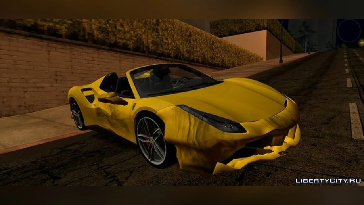 Ferrari 488 Spider / GTA San Andreas (iOS, Android)