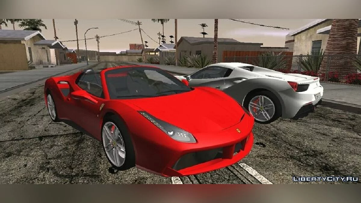 Ferrari 488 Spider / GTA San Andreas (iOS, Android)