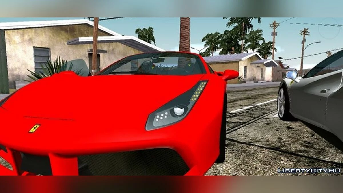 Ferrari 488 Spider / GTA San Andreas (iOS, Android)
