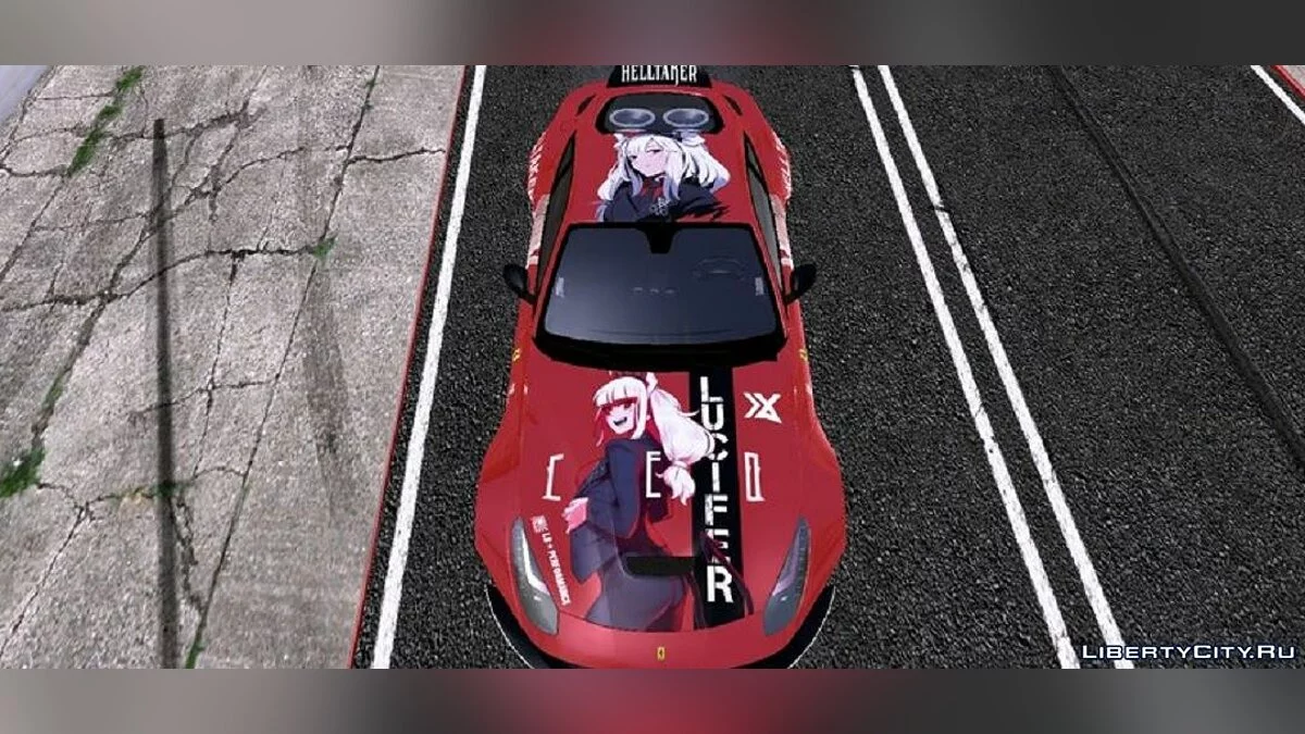 فيراري F12 برلينيتا ليبرتي ووك [فريق العودة] / GTA سان أندرياس (iOS، أندرويد)