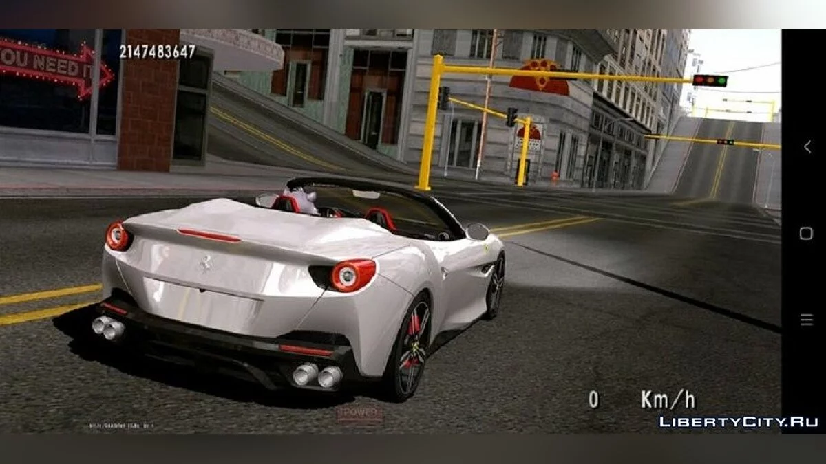 Ferrari Portofino / GTA San Andreas (iOS, Android)