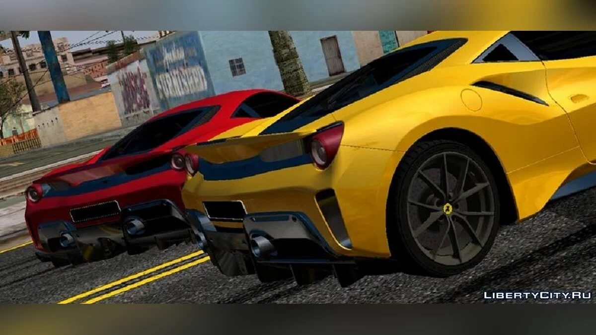 法拉利488 Pista / GTA San Andreas (iOS, Android)