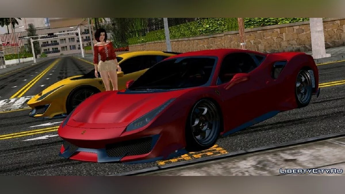法拉利488 Pista / GTA San Andreas (iOS, Android)