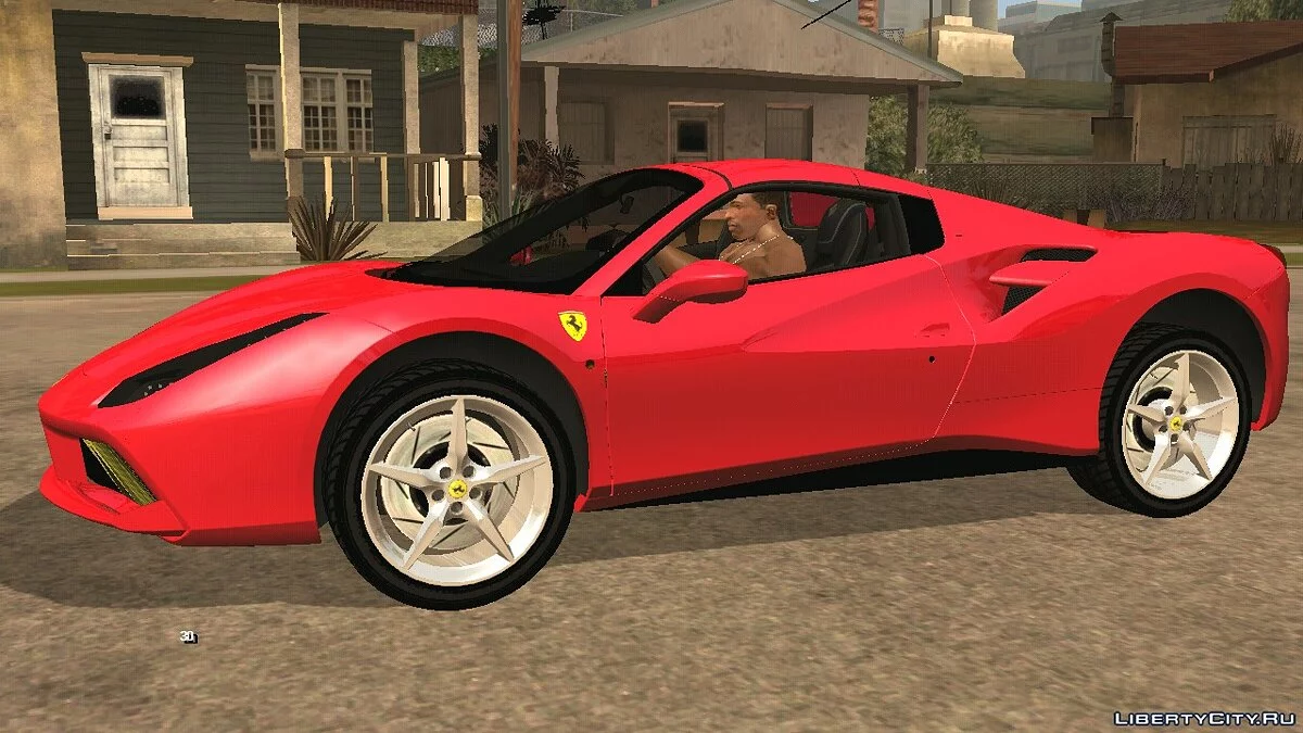 Ferrari 488 Spider / GTA سان أندرياس (iOS، أندرويد)