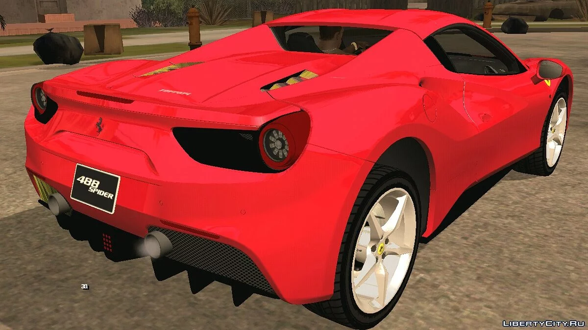 Ferrari 488 Spider / GTA سان أندرياس (iOS، أندرويد)