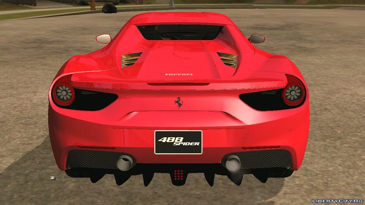 Ferrari 488 Spider / GTA سان أندرياس (iOS، أندرويد)