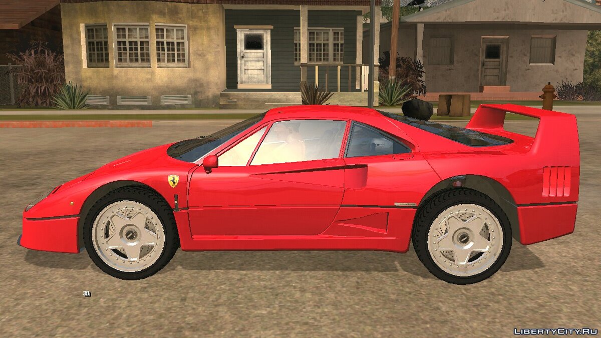 Download Ferrari F40 (US Spec) 1989 for GTA San Andreas (iOS, Android)