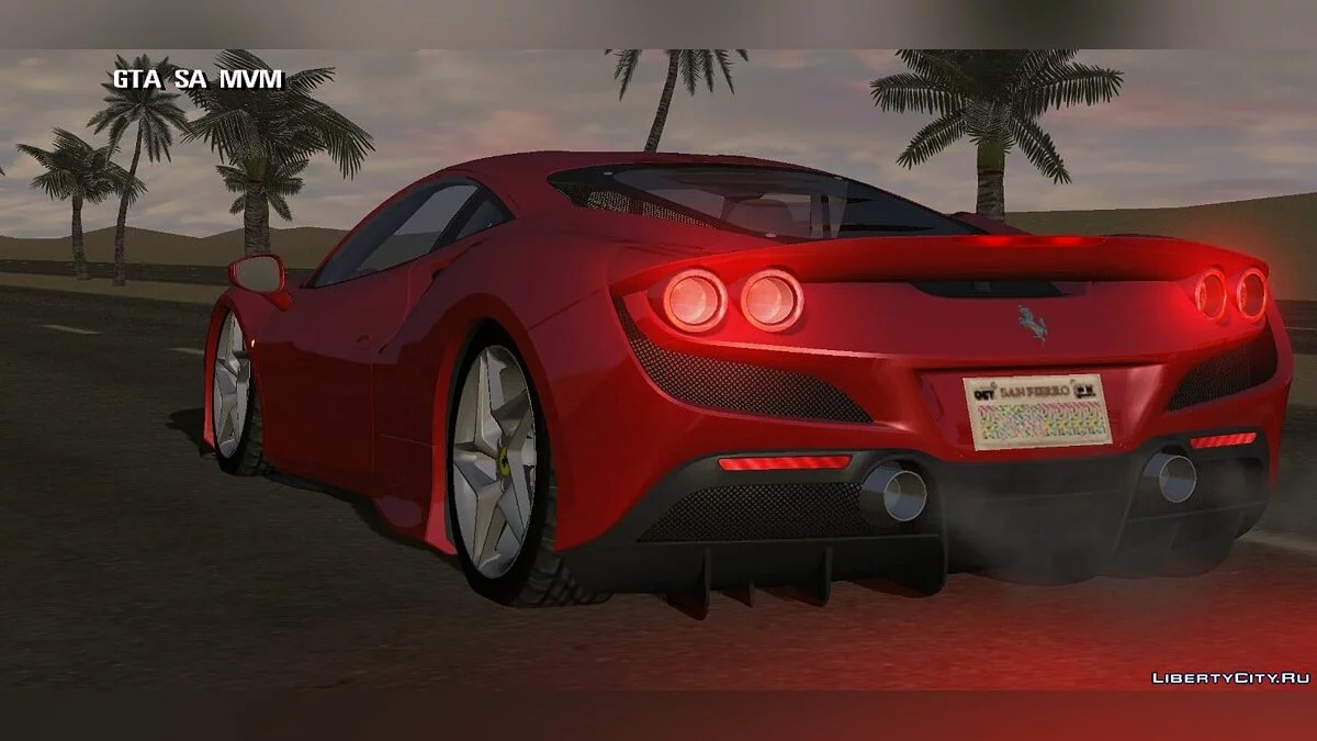 Ferrari F8 (DFF only) / GTA San Andreas (iOS, Android)