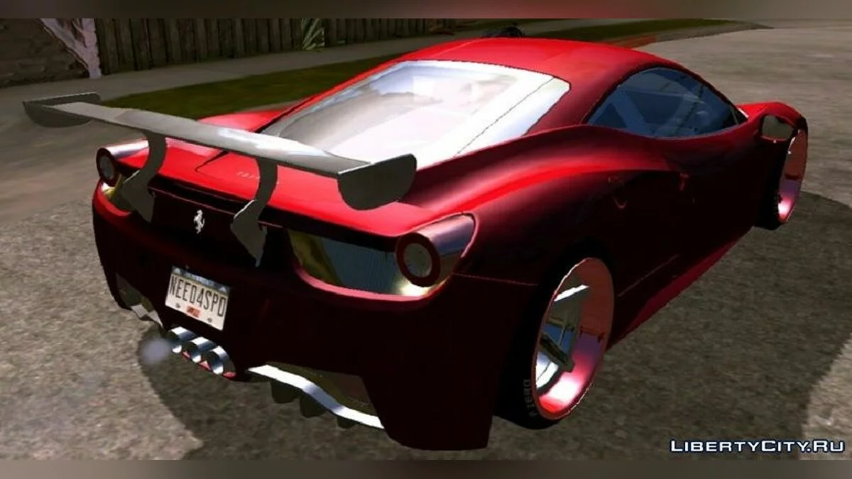 Ferrari 458 Italia / GTA San Andreas (iOS, Android)