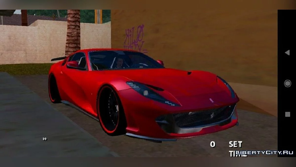 فيراري 812 سوبر فاست (DFF فقط) / GTA سان أندرياس (iOS، أندرويد)