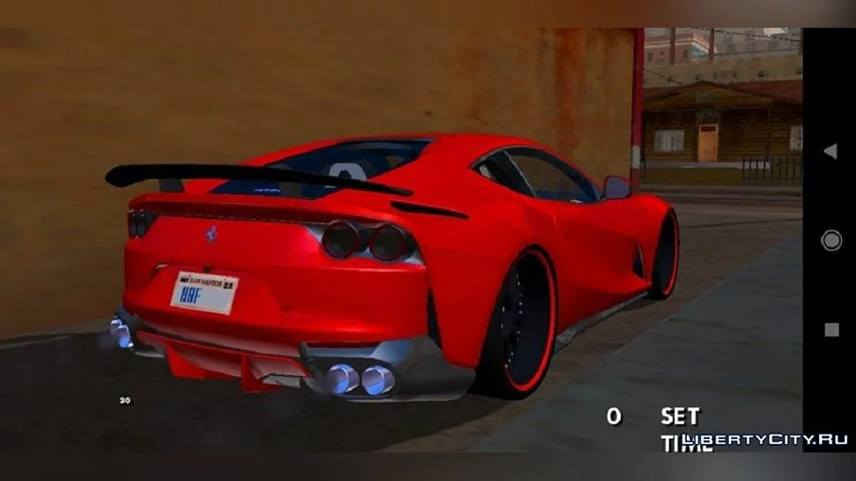 فيراري 812 سوبر فاست (DFF فقط) / GTA سان أندرياس (iOS، أندرويد)