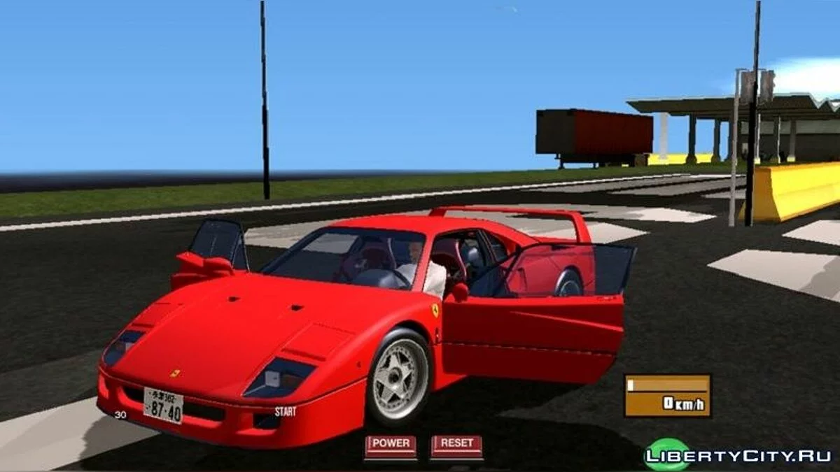Ferrari F40 1987 / GTA San Andreas (iOS, Android)