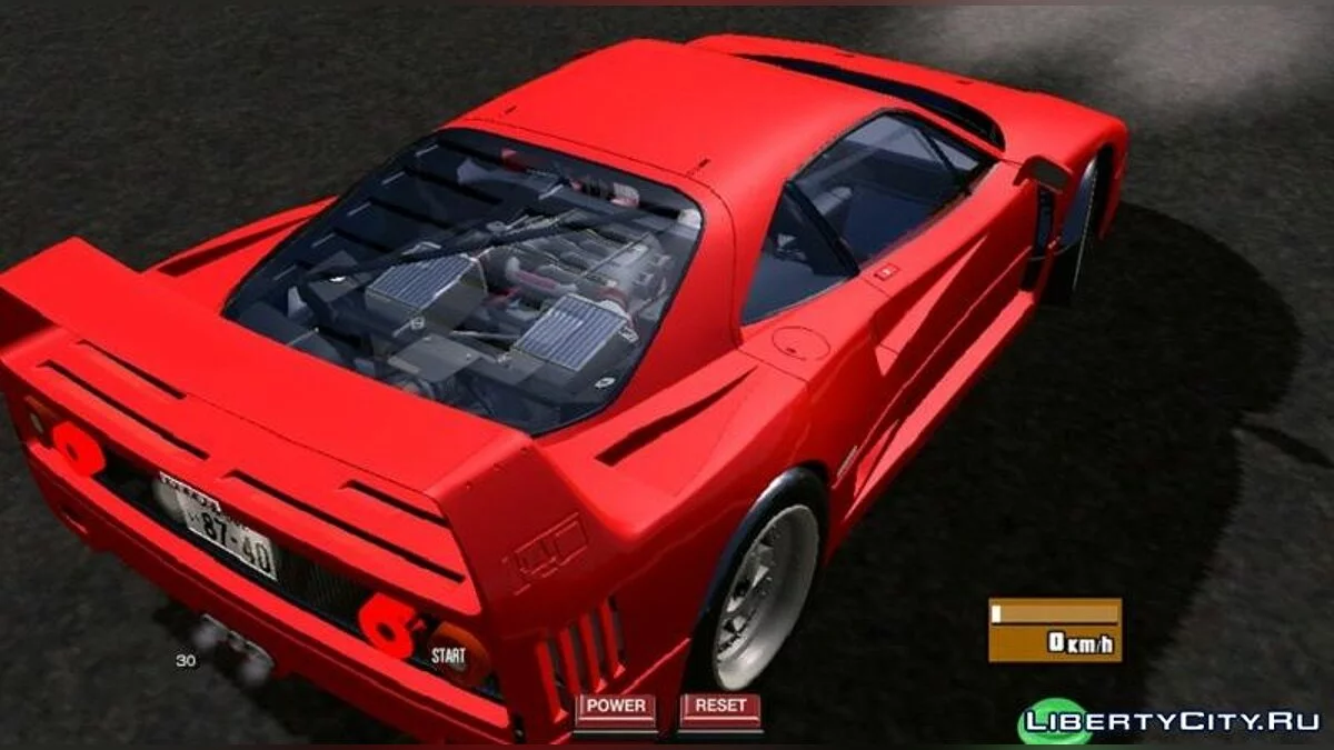 Ferrari F40 1987 / GTA San Andreas (iOS, Android)