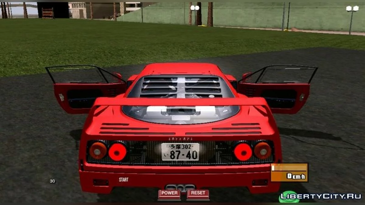 Ferrari F40 1987 / GTA San Andreas (iOS, Android)