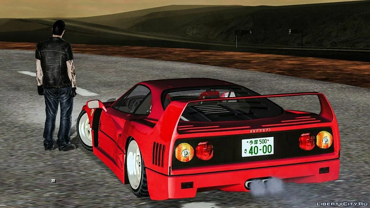 Ferrari F40 (тільки DFF) / GTA San Andreas (iOS, Android)