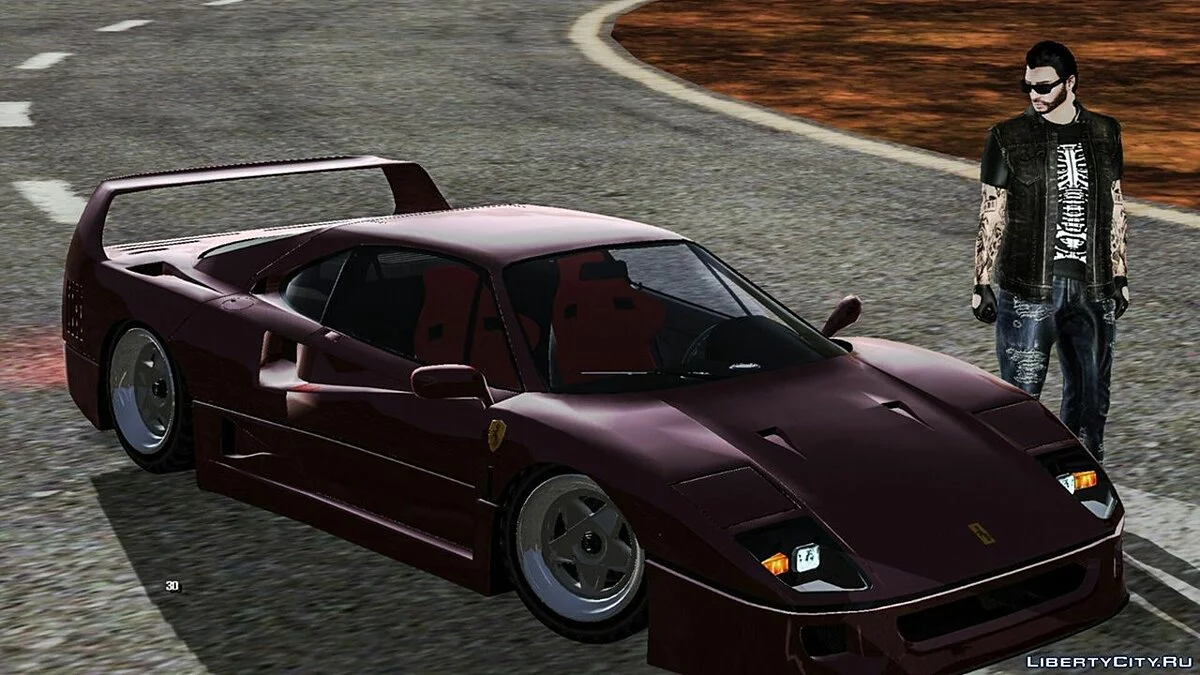Ferrari F40 (тільки DFF) / GTA San Andreas (iOS, Android)