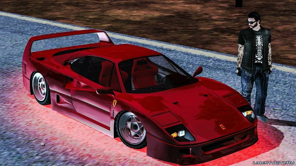 Ferrari F40 (тільки DFF) / GTA San Andreas (iOS, Android)