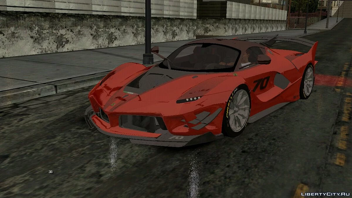 2018 Ferrari FXX-K Evo / GTA San Andreas (iOS, Android)