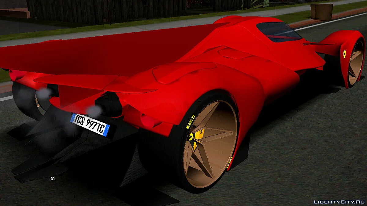 2025 Ferrari Piero T2 Lm Stradale LMP1 (тільки DFF) / GTA San Andreas (iOS, Android)
