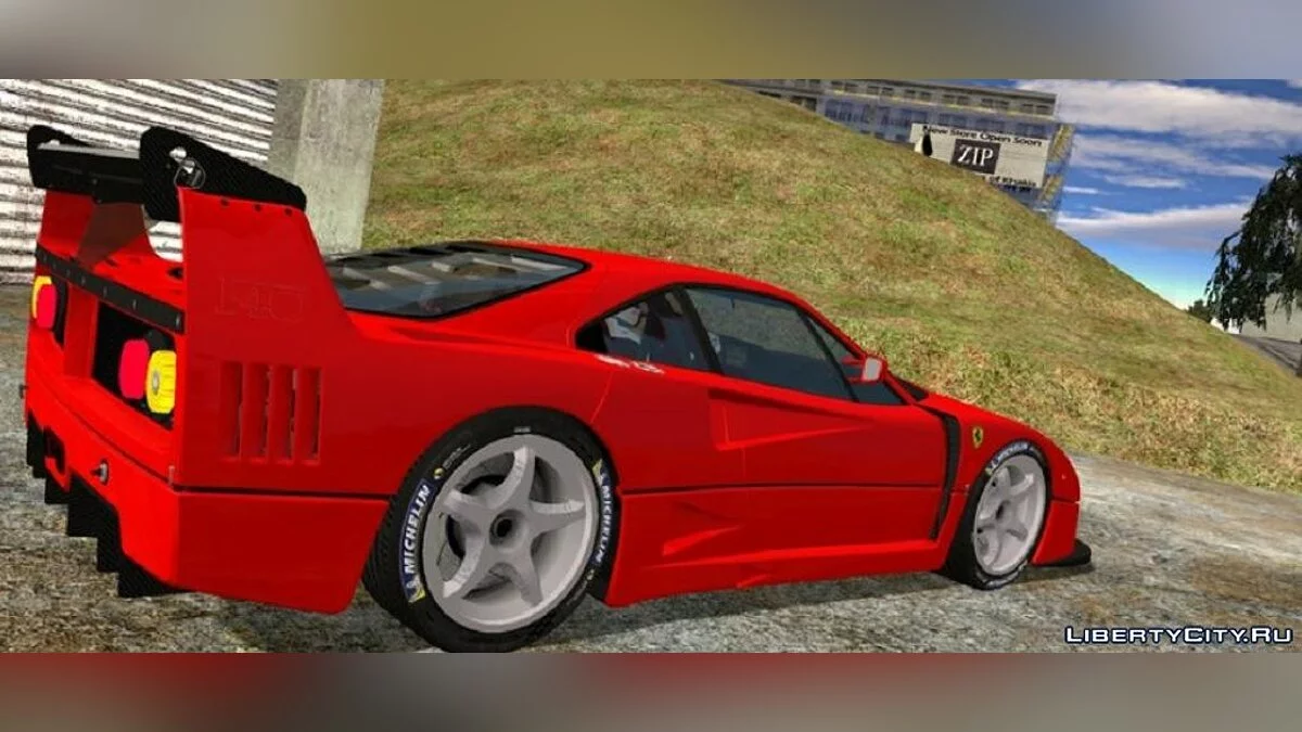 Ferrari F40 LM (إعادة تصميم) / GTA سان أندرياس (iOS، أندرويد)