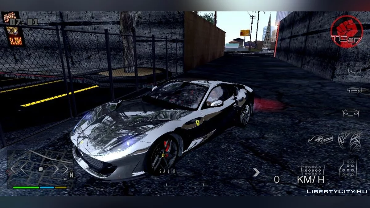 Ferrari 812 Superfast 2017 / GTA San Andreas (iOS, Android)