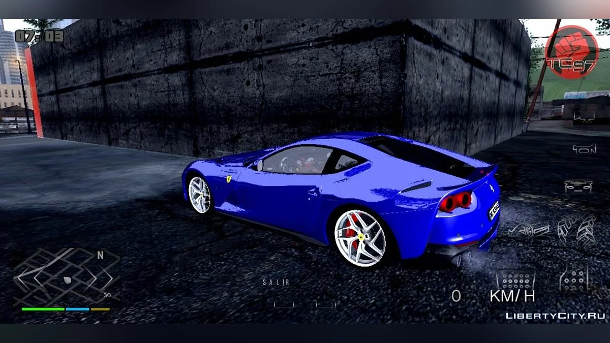Ferrari 812 Superfast 2017 / GTA San Andreas (iOS, Android)