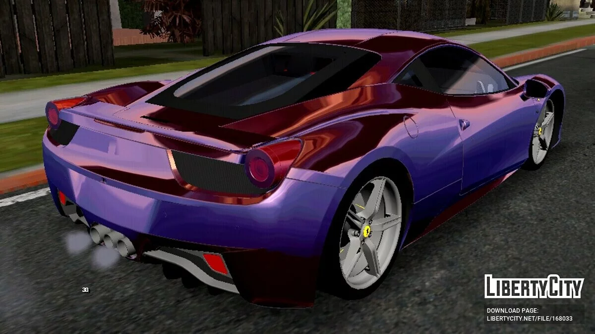 Ferrari 458 Italia (apenas DFF) / GTA San Andreas (iOS, Android)