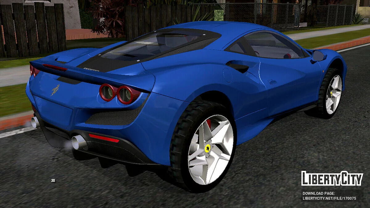 Ferrari F8 Tributo (только DFF) / GTA San Andreas (iOS, Android)