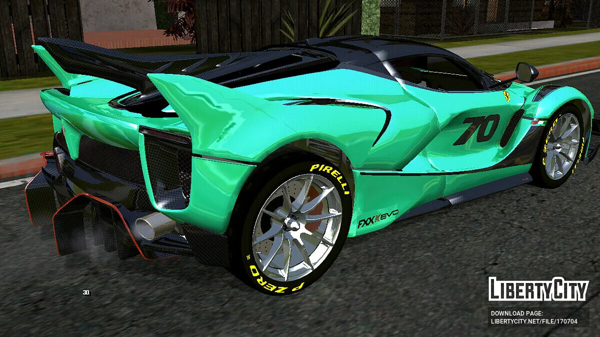 Ferrari FXXK Evo (apenas DFF) / GTA San Andreas (iOS, Android)