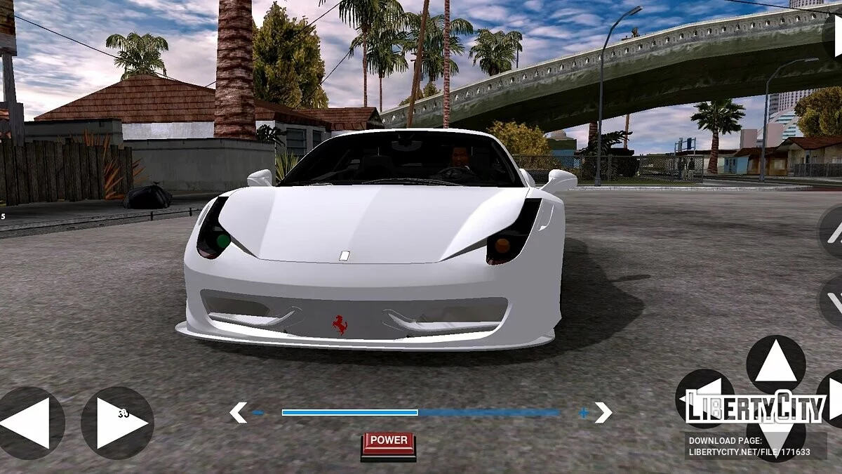 Ferrari 458 Italia (DFF Only) / GTA San Andreas (iOS, Android)