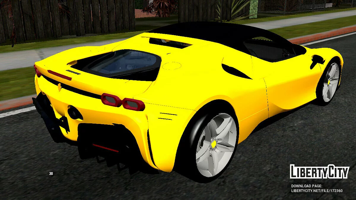 Ferrari SF90 (DFF only) / GTA San Andreas (iOS, Android)