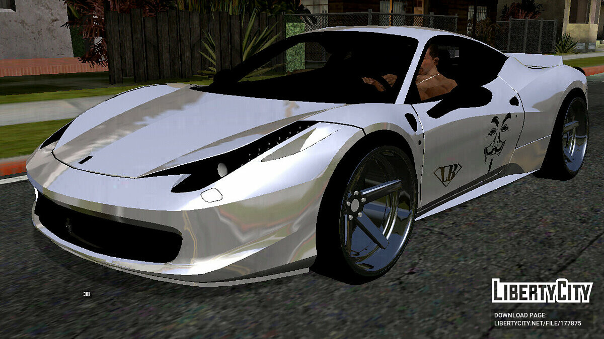 Download Ferrari 458 Italia - Police for GTA San Andreas