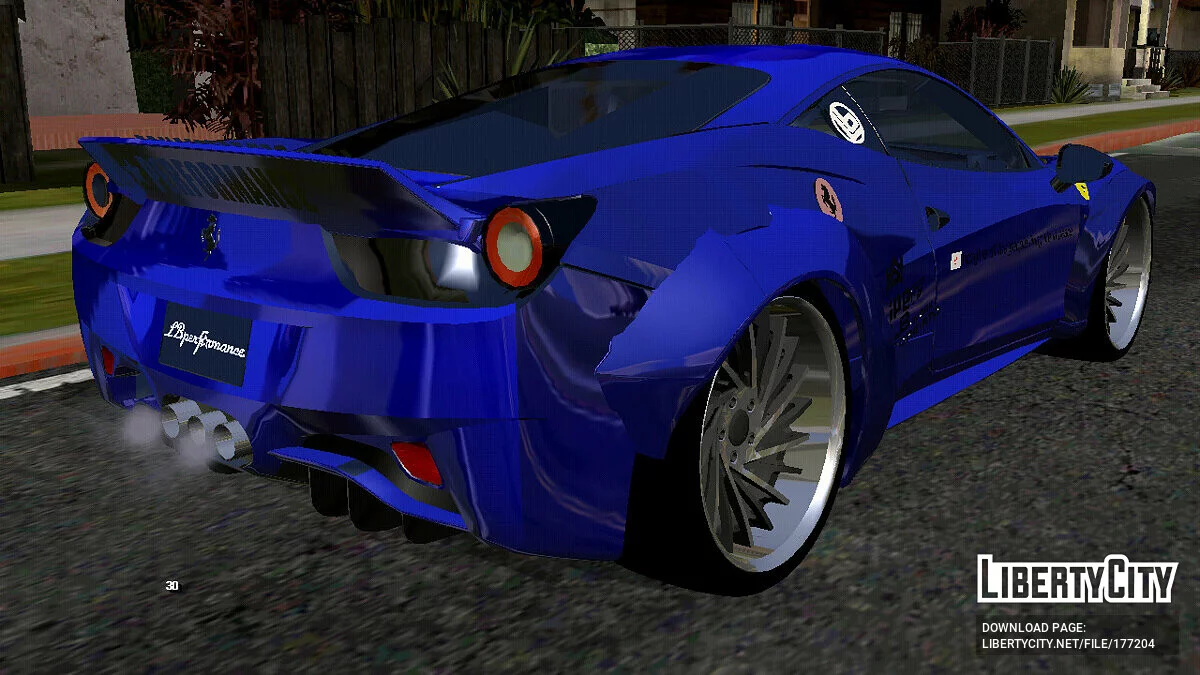 Ferrari 488 Liberty Walk (лише DFF) / GTA San Andreas (iOS, Android)