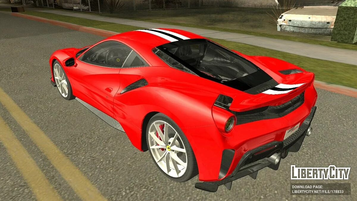 2019 Ferrari 488 Pista / GTA سان أندرياس (iOS، أندرويد)